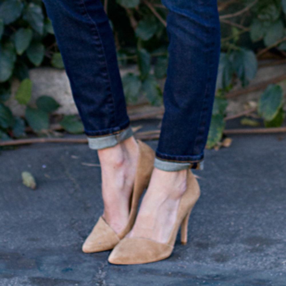 Madewell Mira heels in Tan